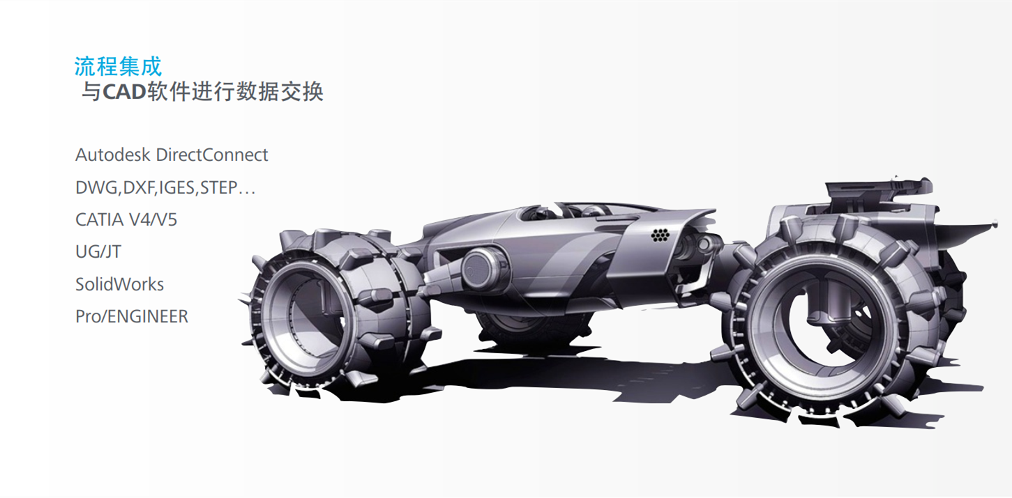 Alias功能介绍-流程集成，与CAD软件进行数据交换